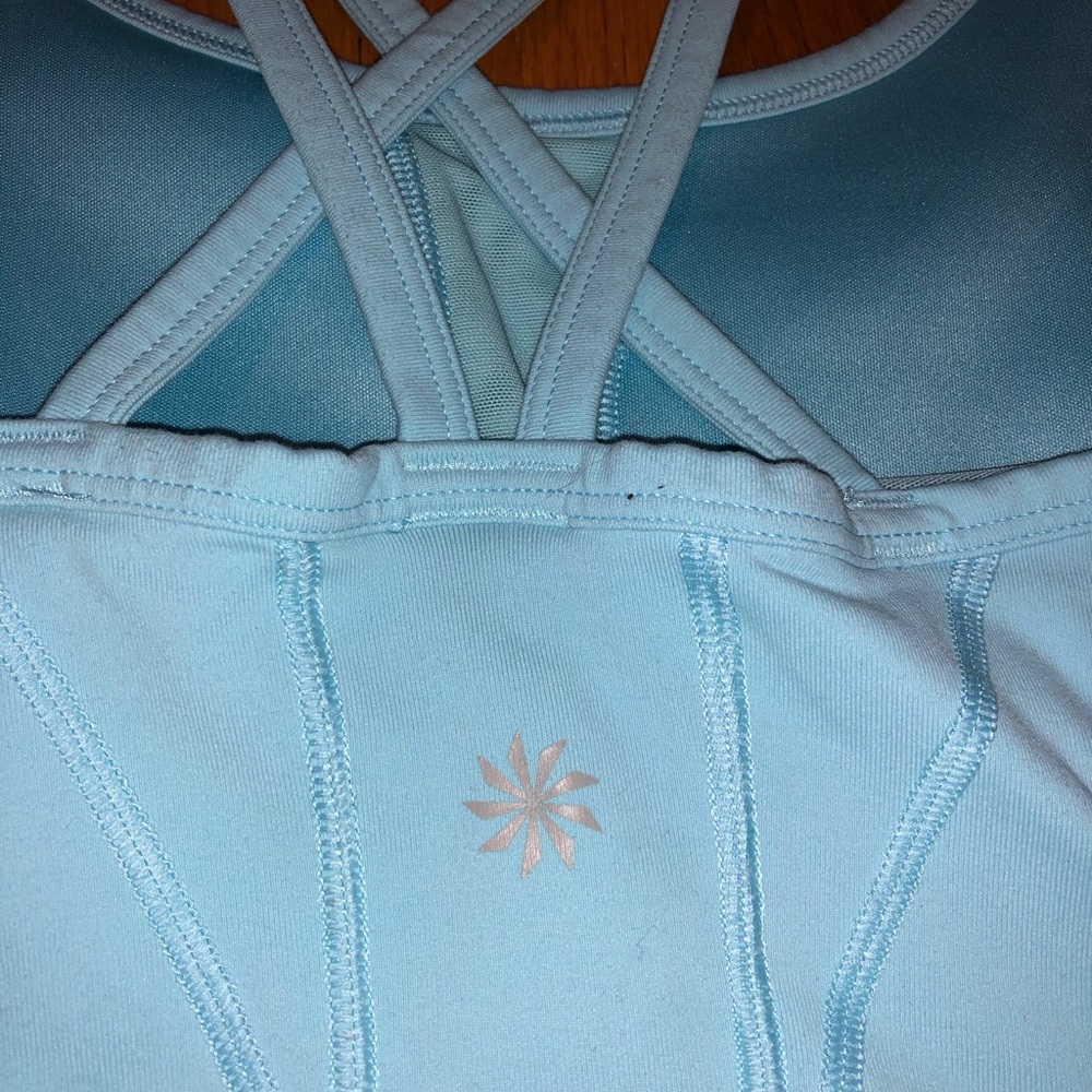 blue athleta tank top